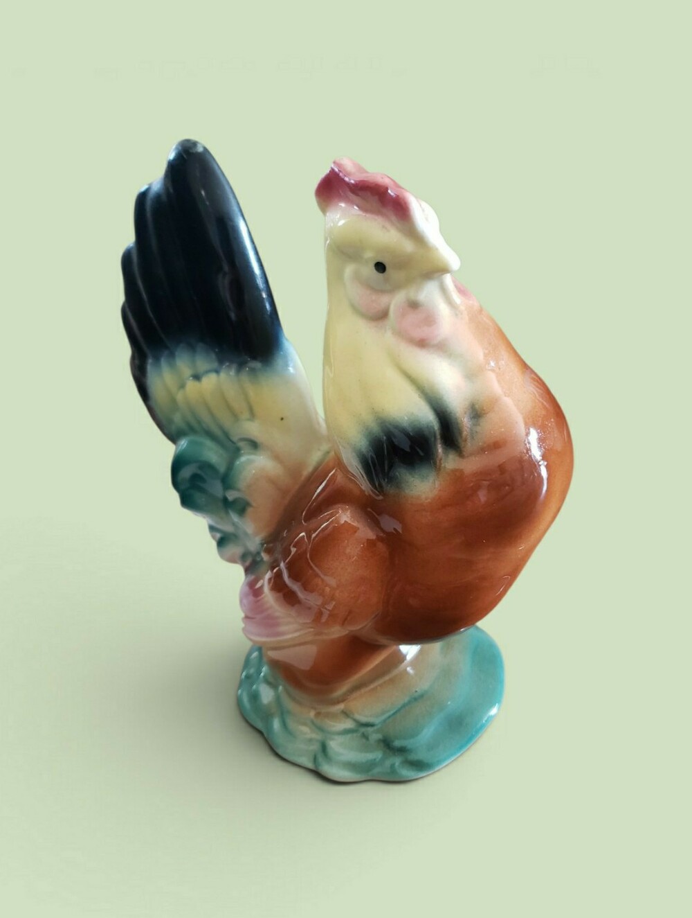 Royal Copley Old Kitchen Hen Figurine 40s 50s Mid Century